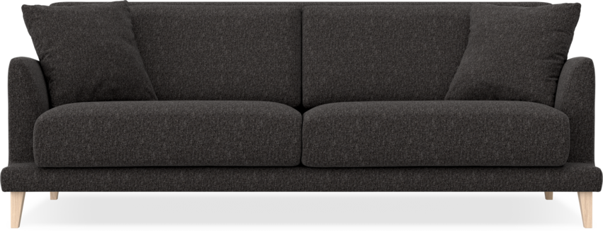 Macy Lux - 3-sits soffa - Svart