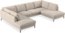 Madison Lux - 2-sits soffa med divan vänster och höger - Vit