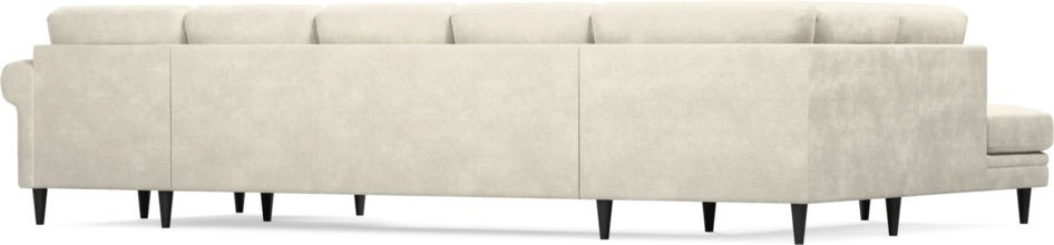 Eden - 3-sits soffa med divan vänster och schäslong höger - Vit