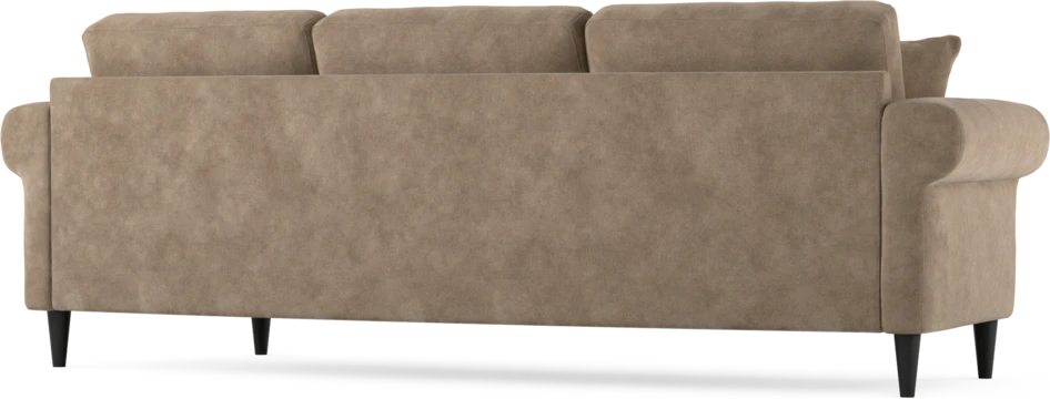 Eden - 3-sits soffa svängd - Beige