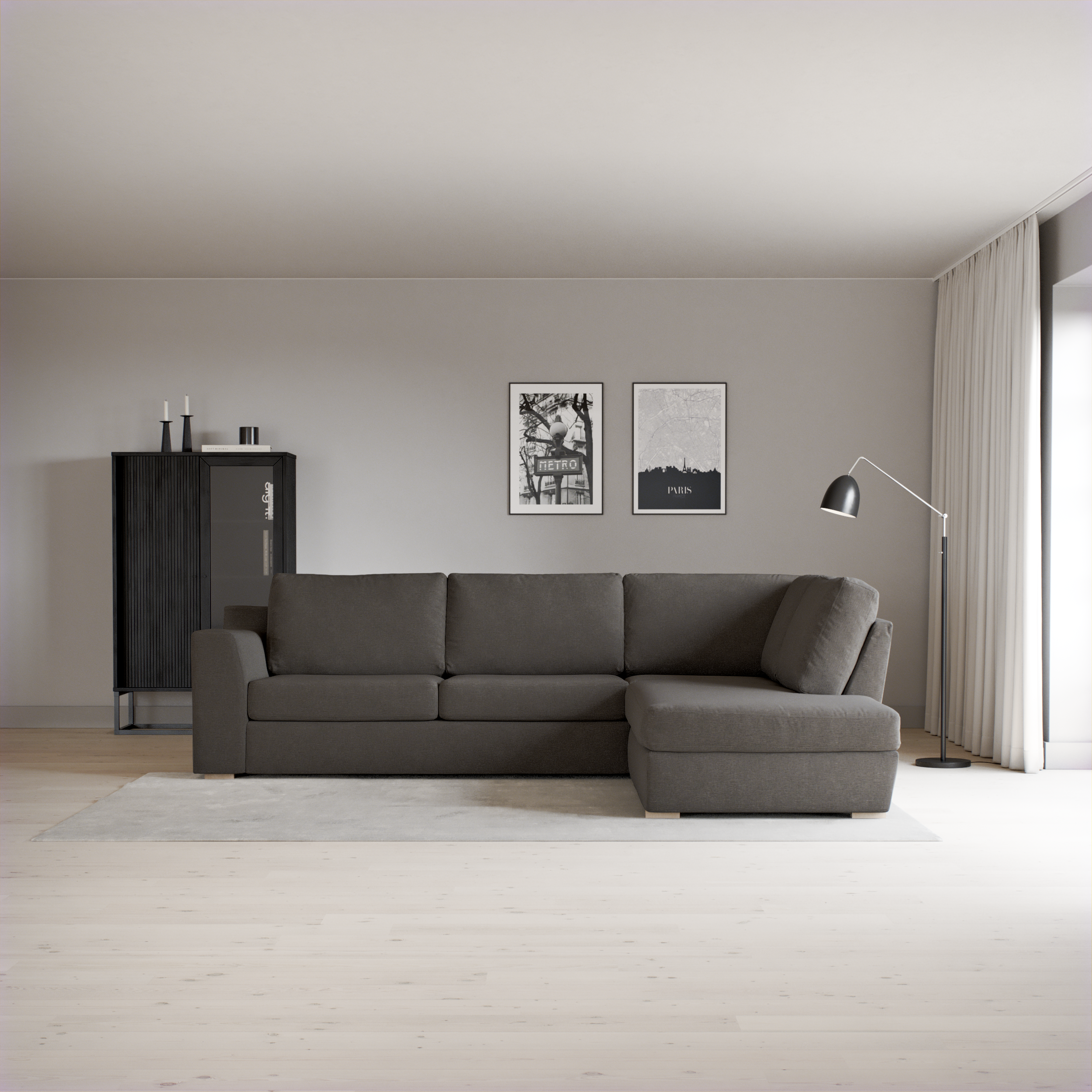 Friday - 2,5-sits soffa med divan höger - inspiration