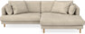 Harper - 4-sits med schäslong XL höger - Beige
