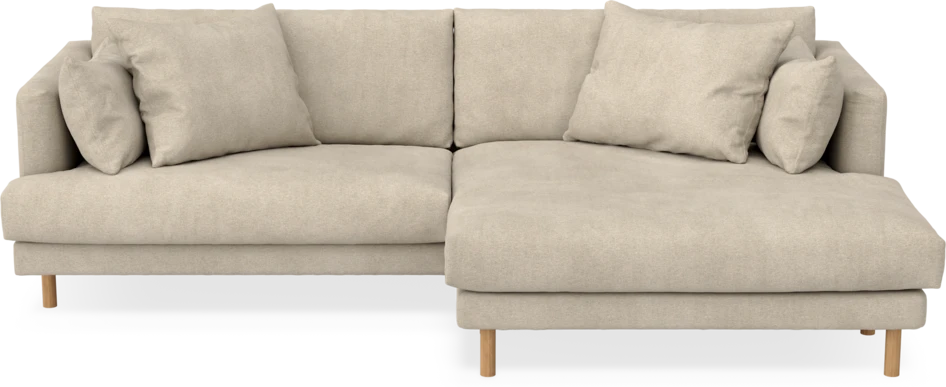 Harper - 4-sits med schäslong XL höger - Beige