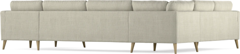 Bridge - Hörnsoffa, 2+3-sits med schäslong höger - Beige
