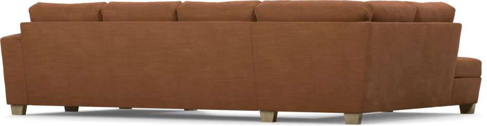 Friday - 3-sits soffa med divan vänster och schäslong höger - Orange