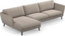 Madison Lux - 3-sits soffa med schäslong vänster - Beige