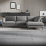 Impression Delux - 3-sits soffa med divan höger - Grå