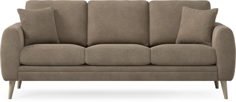 Eden - 3-sits soffa - Brun