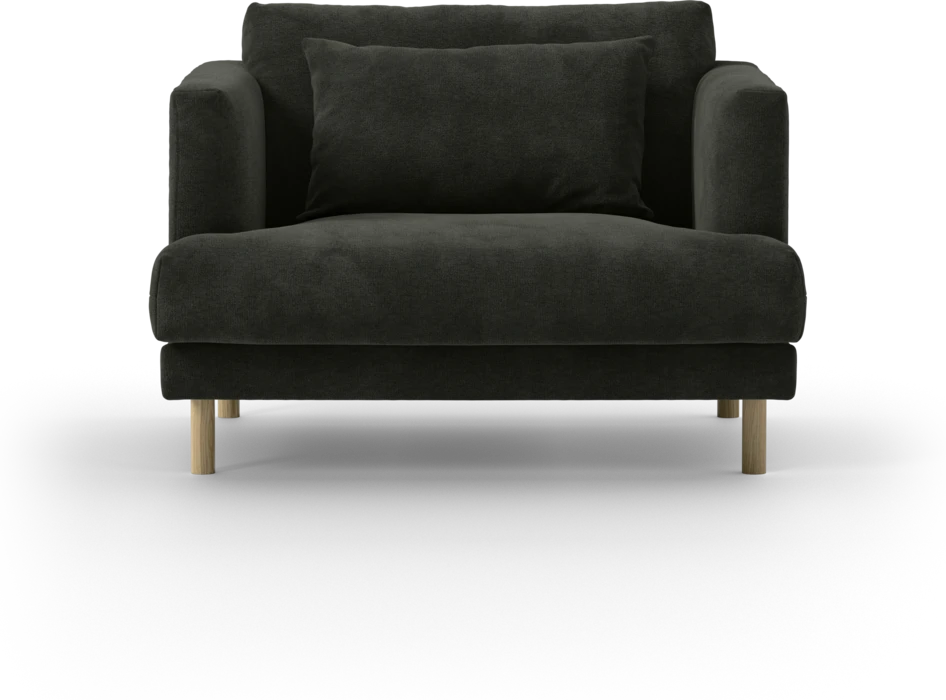 Harper - Fåtölj, 80 cm - Svart