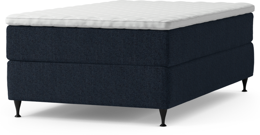Delux Exclusive - Kontinentalsäng, enkelsäng 120 cm med bäddmadrass och sängben