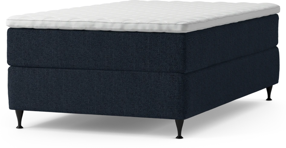 Delux Exclusive - Kontinentalsäng, enkelsäng 120 cm med bäddmadrass och sängben