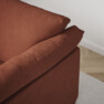 Cherrie - 3-sits soffa med kappa - Orange