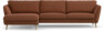 Madison Lux - 3-sits soffa med schäslong vänster - Röd