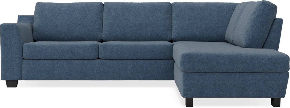 Friday - 2,5-sits soffa med divan höger - Blå