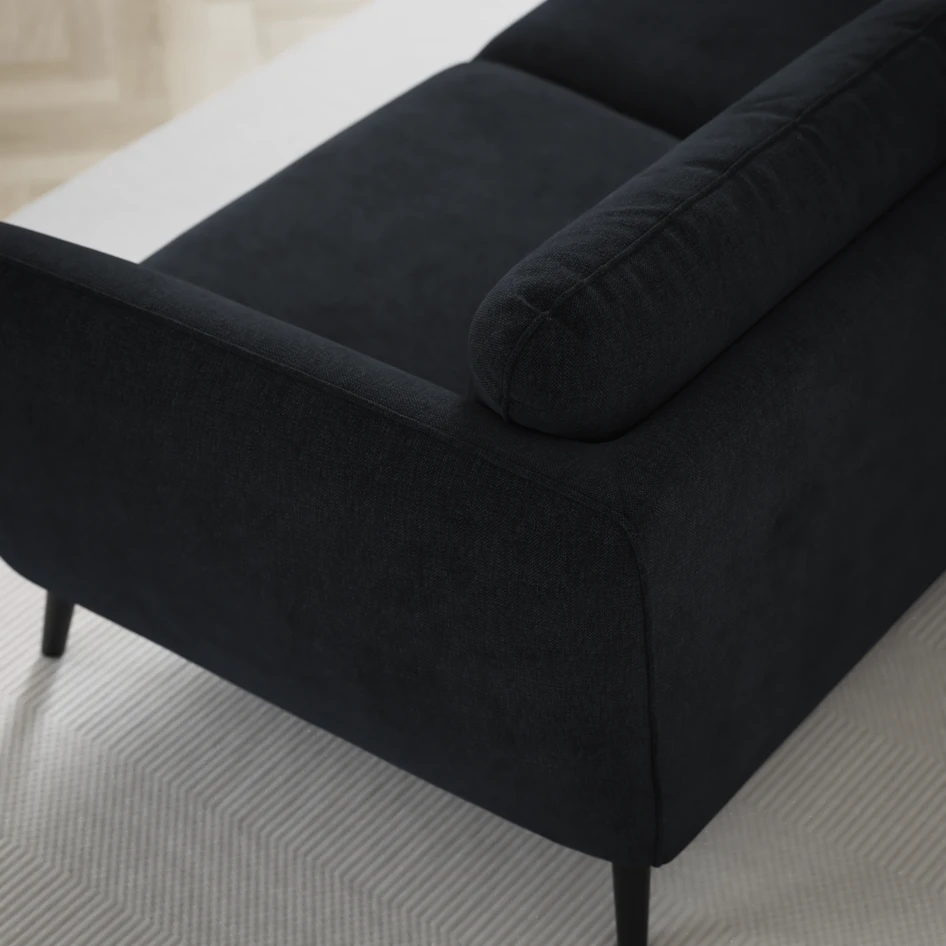 Madison - 2-sits soffa med divan höger - Blå
