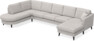 Eden - 3-sits soffa med divan vänster och schäslong höger - Grå