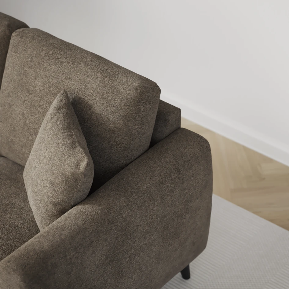 Eden - 2-sits soffa - Brun