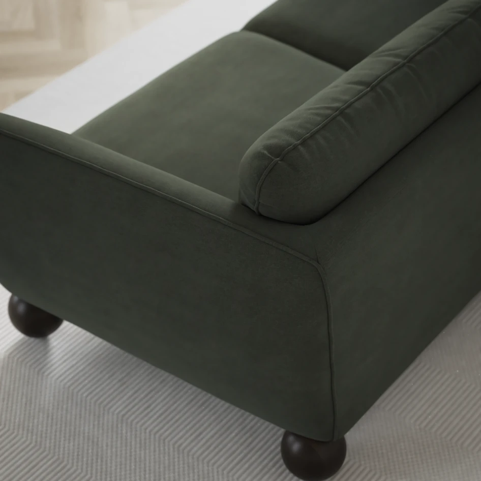 Madison Lux - Hörnsoffa 2+3-sits, hörn 2 - Grön