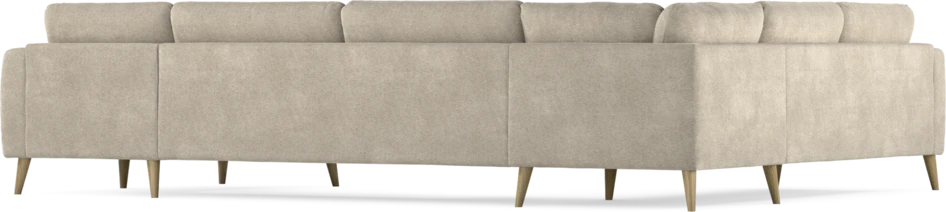 Bridge - Hörnsoffa, 2+3-sits med schäslong höger - Beige