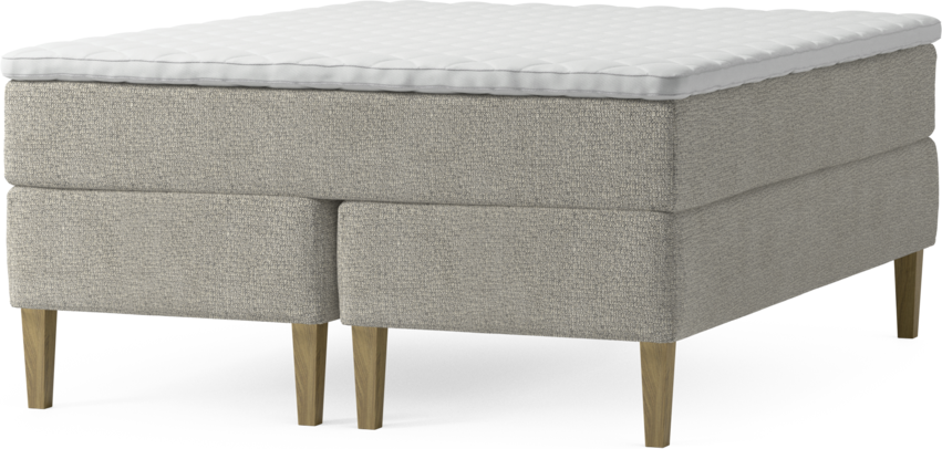 Delux Exclusive - Kontinentalsäng, dubbelsäng med bäddmadrass och sängben