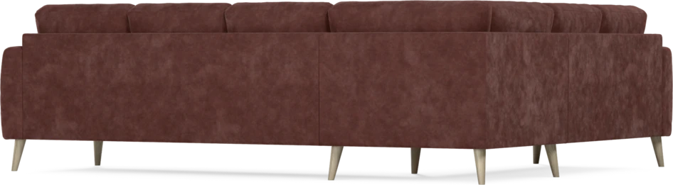 Eden - Hörnsoffa, 2+3-sits - Röd