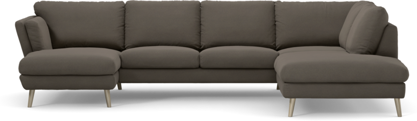 Madison Lux - 2-sits soffa med schäslong vänster och divan höger - Beige