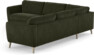 Bridge - Hörnsoffa, 3+3-sits - Grön