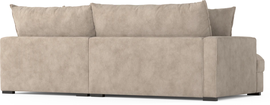 Rossi - 2-sits soffa med divan höger - Beige