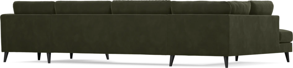 Bridge - 3-sits soffa med divan vänster och schäslong höger - Grön