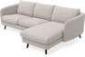 Madison Lux - 2-sits soffa med schäslong höger - Grå