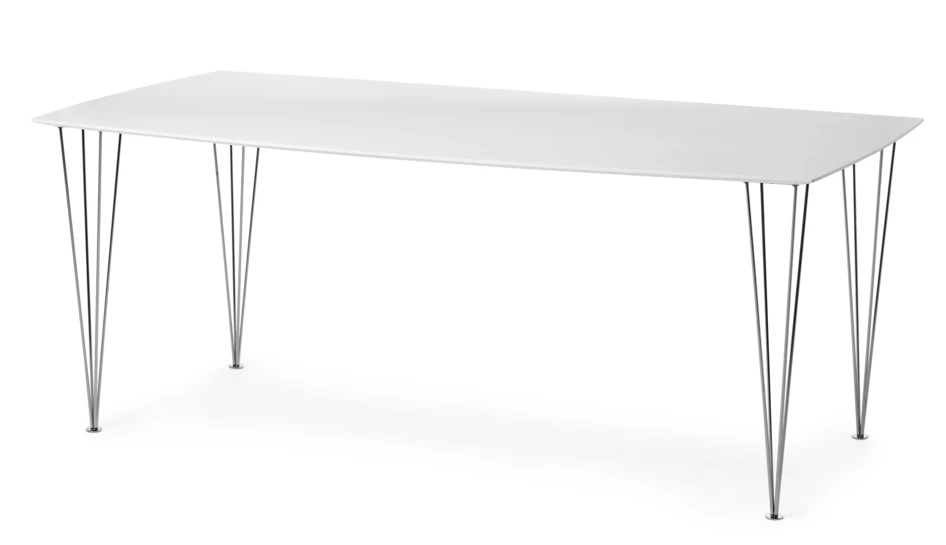 Plaine - Matbord, 180x95x72 cm - Vit