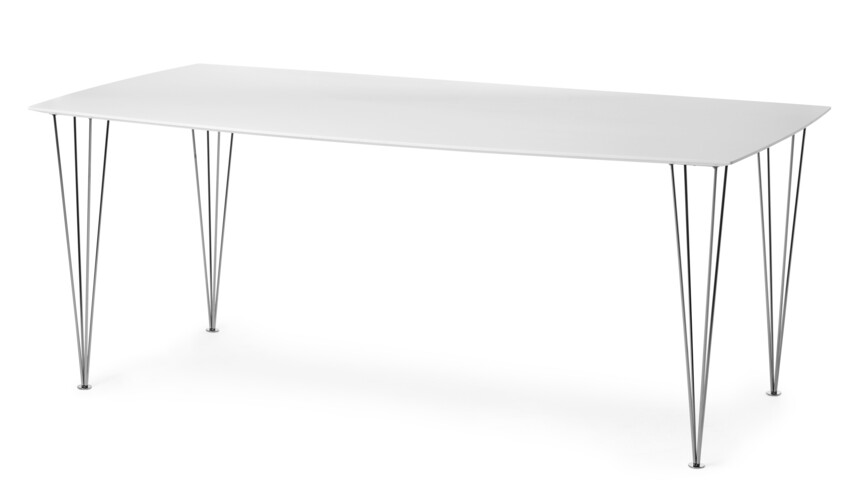 Plaine - Matbord, 180x95x72 cm - Vit