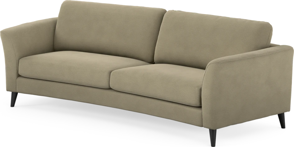 Bridge - 3-sits soffa svängd - Beige