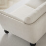 Madison Lux - 2-sits soffa med schäslong vänster - Vit