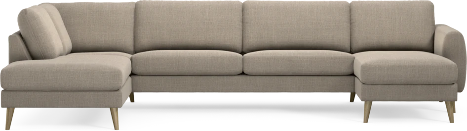 Bridge - 3-sits soffa med divan vänster och schäslong höger - Beige