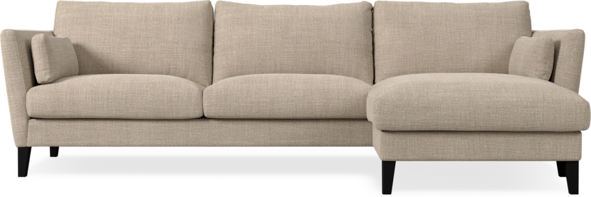 Winston - 3-sits soffa med schäslong, vändbar - Beige