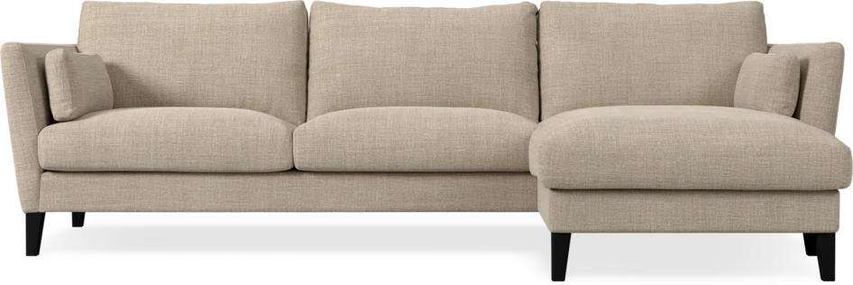 Winston - 3-sits soffa med schäslong, vändbar - Beige