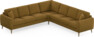 Eden - Hörnsoffa, 3+3-sits - Gul