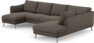 Madison Lux - 2-sits soffa med schäslong vänster och divan höger - Beige