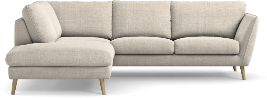 Madison Lux - 2-sits soffa med divan vänster - Beige