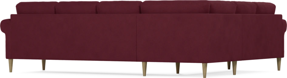 Eden - Hörnsoffa, 2+3-sits - Röd