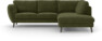 Madison - 2-sits soffa med divan höger - Grön