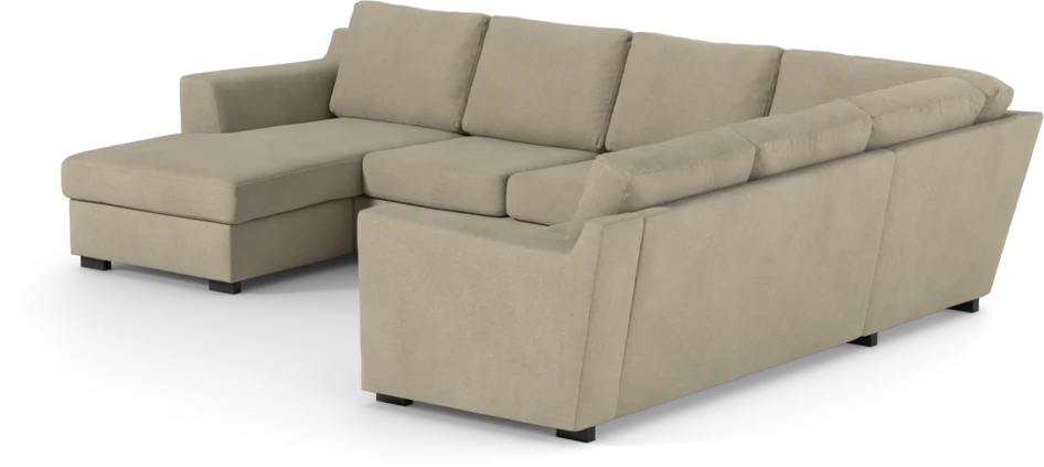 Friday - Hörnsoffa, 3+2-sits med schäslong vänster - Beige