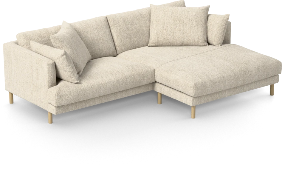 Harper - 4-sits med schäslong XL höger - Beige