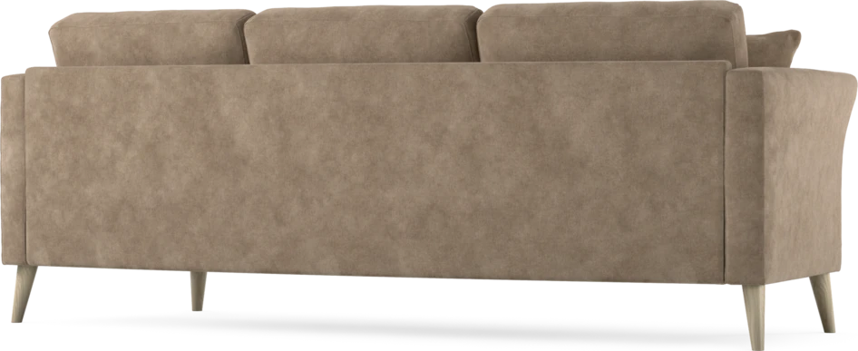 Eden - 3-sits soffa svängd - Beige