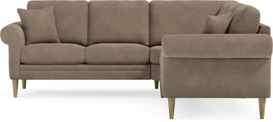 Eden - Hörnsoffa, 2+2-sits - Brun