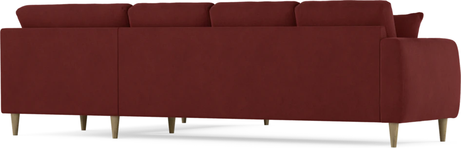 Eden - Hörnsoffa, 3+2-sits - Röd