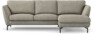 Madison Lux - 2-sits soffa med schäslong höger - Vit