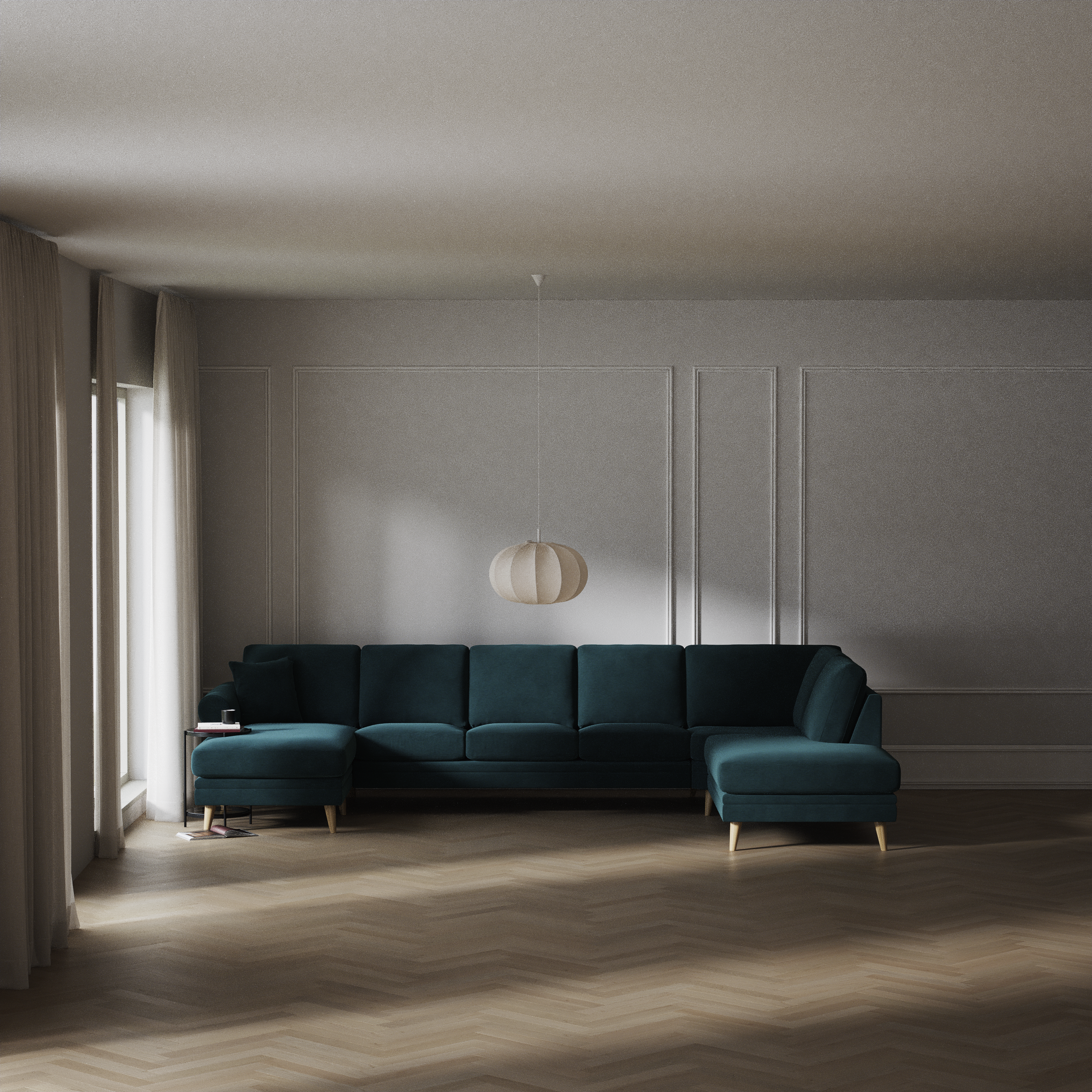 Eden - 3-sits soffa med schäslong vänster och divan höger - inspiration