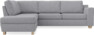 Friday - 2,5-sits soffa med divan vänster - Grå